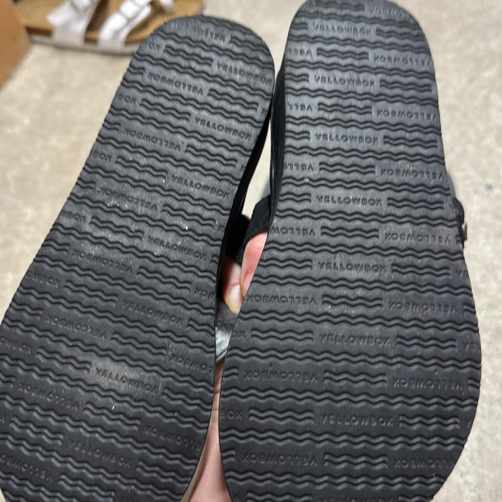 Yellow Box Black Sandals bundle - Picture 3 of 7